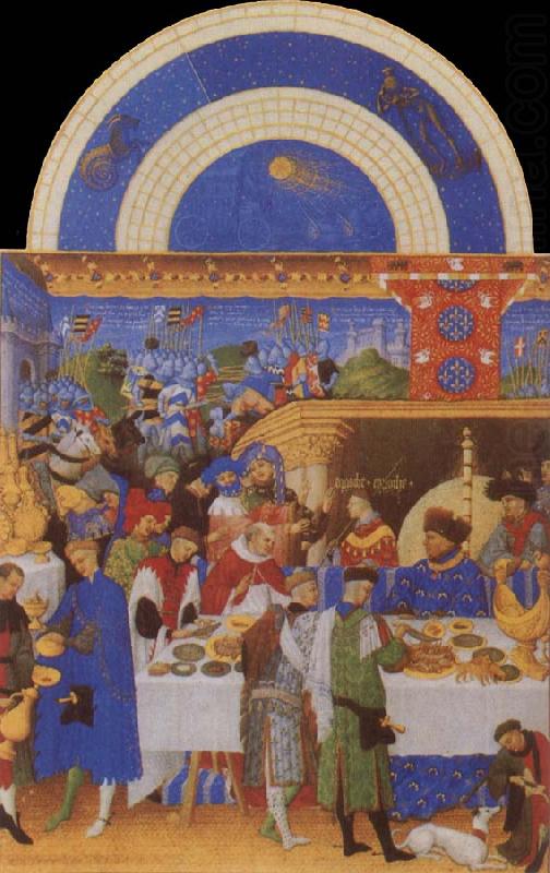 LIMBOURG brothers The Very Rich House of the Duc of Berry china oil painting image